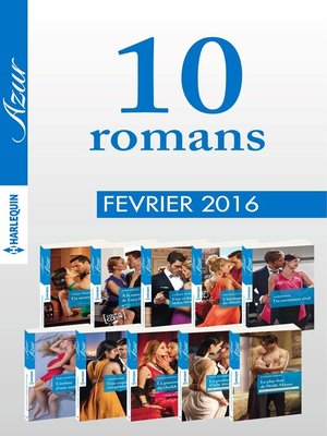 cover image of 10 romans Azur (n°3675 à 3684--Février 2016)